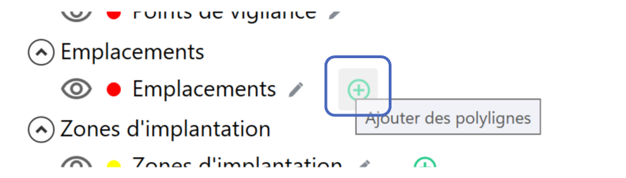 Ajouter des emplacements